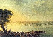 Catherine II leaving Kaniow in 1787